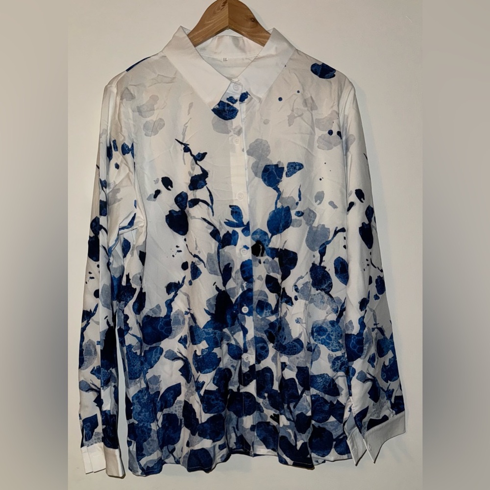 Floral Button Up - NWOT - Picture 1 of 5